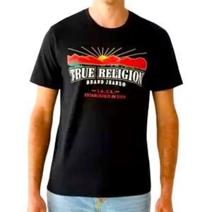 NWT True Religion Men's Explore the Arch Graphic Tee